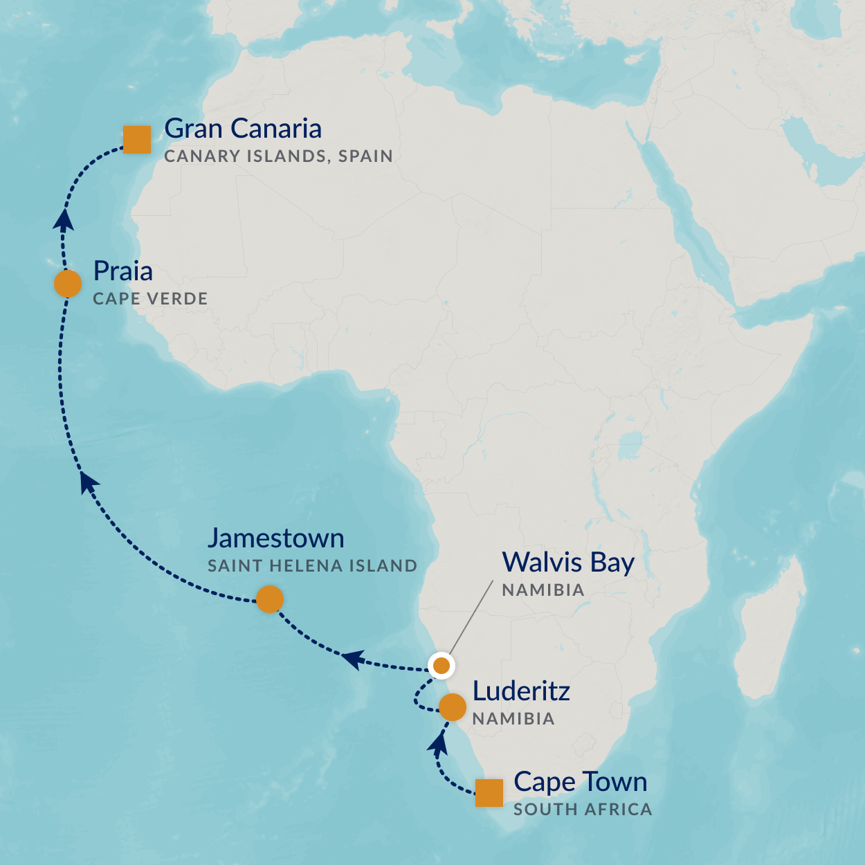 cruise map